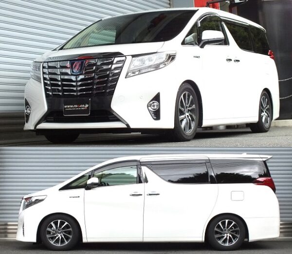 RS-R Basic-i車高調 アルファードハイブリッド AYH30W/4WD H27/1～ ハイブリッド　G”Fパッケージ” BAIT949M - 画像 (2)