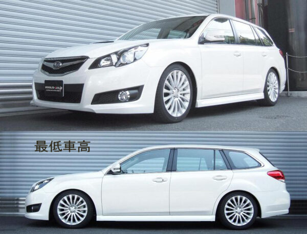 RS-R Basic-i車高調 レガシィツーリングワゴン BR9/4WD ノンターボ H21/5～H26/10 2.5i-Sパッケージ BAIF660M - 画像 (2)