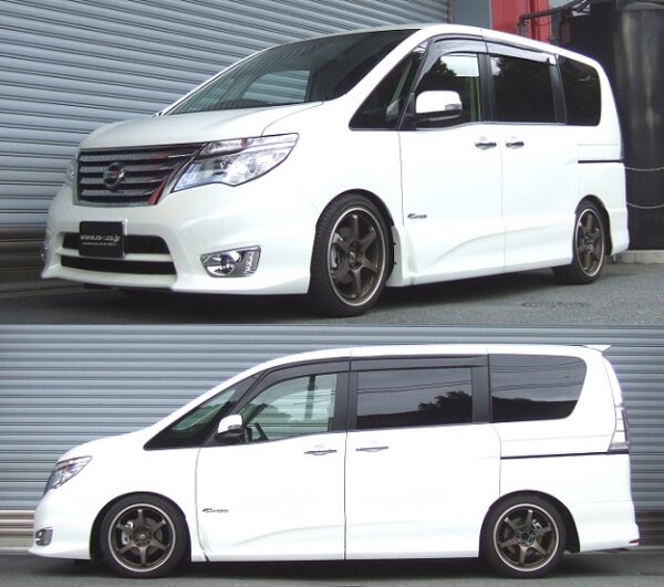 RS-R Best-i車高調 セレナ HFC26/FF H25/12～ ハイウェイスター　S-ハイブリッド BIN707M - 画像 (2)