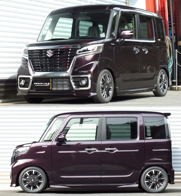 RS-R Best☆i C&K車高調 スペーシアカスタム MK53S/FF H29/12～ ハイブリッドXS BICKS191M - 画像 (2)