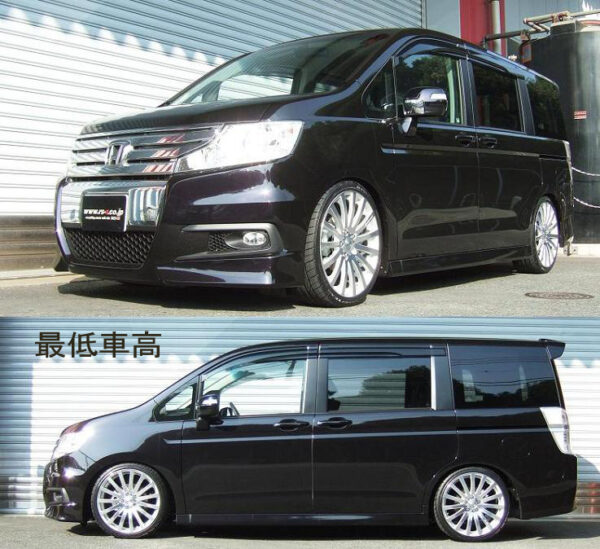 RS-R Basic-i車高調 ステップワゴンスパーダ RK5/FF H21/10～H24/3 Z BAIH720M - 画像 (2)