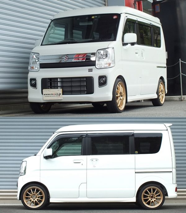 RS-Rダウンサス エブリイワゴン DA17W/FR ターボ R1/6～ ＪＰターボ　ハイルーフ S650W - 画像 (2)