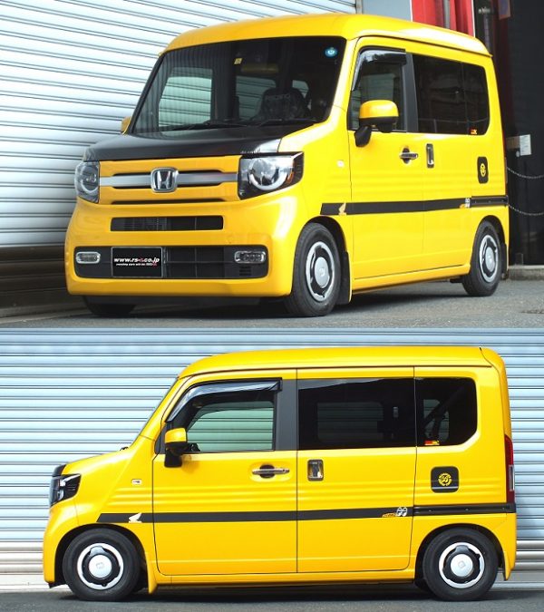 RS-R Best☆i C&K車高調 N-VAN JJ2/4WD ターボ H30/7～ ＋ＳＴＹＬＥ　ＦＵＮ　ターボ　ホンダセンシング BICKH431M - 画像 (2)