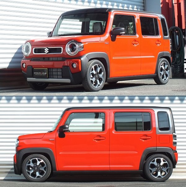 RS-R Best☆i C&K車高調 ハスラー MR52S/FF R2/1～ ハイブリッドＧ　ターボ BICKS410M - 画像 (2)