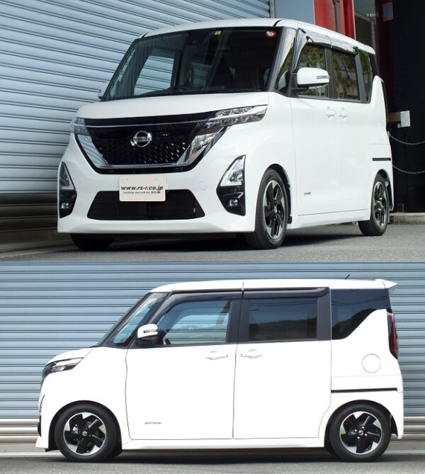 RS-R Ti2000ダウンサス ルークス B44A/FF R2/3～ ハイウェイスターＸ N166TD - 画像 (2)