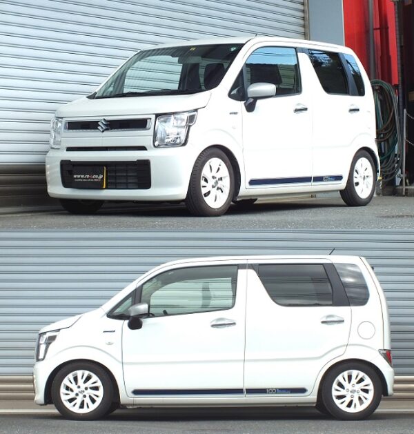 RS-R Best☆i C&K車高調 ワゴンR MH95S/FF R2/1～ ハイブリッドFX(スタビライザー無し車専用) BICKS177M - 画像 (2)