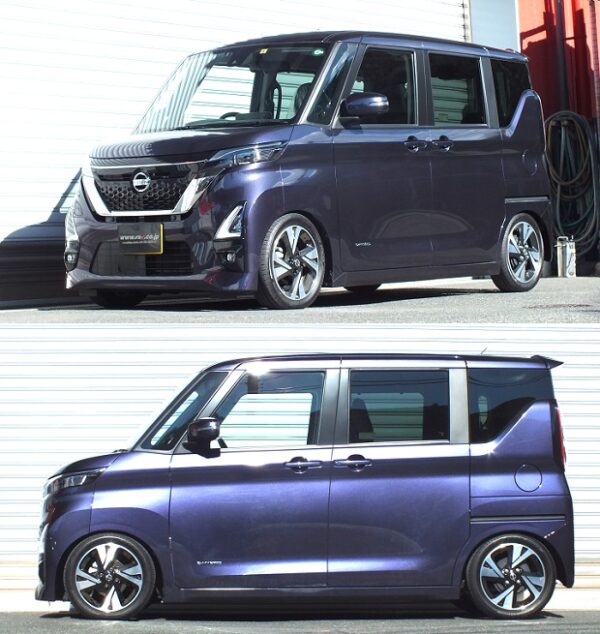 RS-R Best☆i C&K車高調 ルークス B45A/FF R2/3～ ハイウェイスターＧターボ　プロパイロットエディション BICKN166M - 画像 (2)