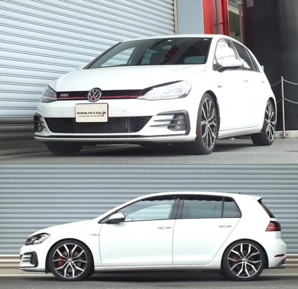 RS-R Ti2000ダウンサス フォルクスワーゲン ゴルフ７ AUDLB/FF H29/10～ ＧＴＩパフォーマンス(ＤＣＣ付車) W019TD - 画像 (2)