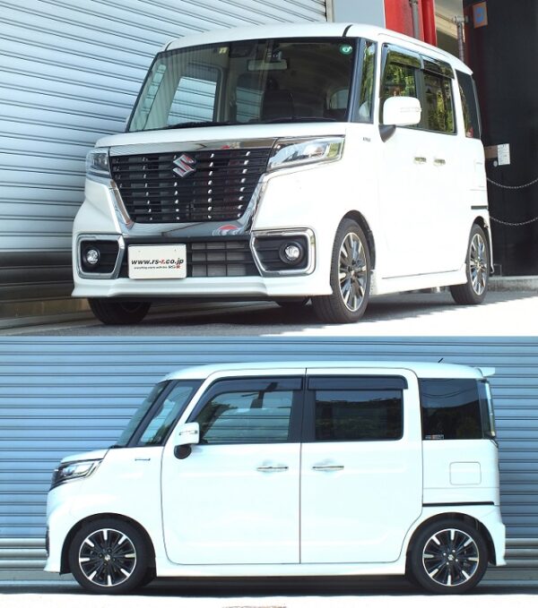 RS-Rダウンサス スペーシアカスタム MK53S/FF H29/12～ ハイブリッドＸSターボ S191D - 画像 (2)