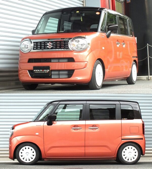 RS-R Best☆i C&K車高調 ワゴンＲスマイル MX91S/FF R3/9～ ハイブリッドＳ　２トーンルーフパッケージ装着車 BICKS152M - 画像 (2)