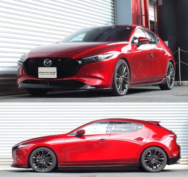 RS-Rダウンサス ＭＡＺＤＡ３ファストバック BPFP/FF R1/7～ ２０Sプロアクティブツーリングセレクション ６ＡＴ車 M152D - 画像 (2)
