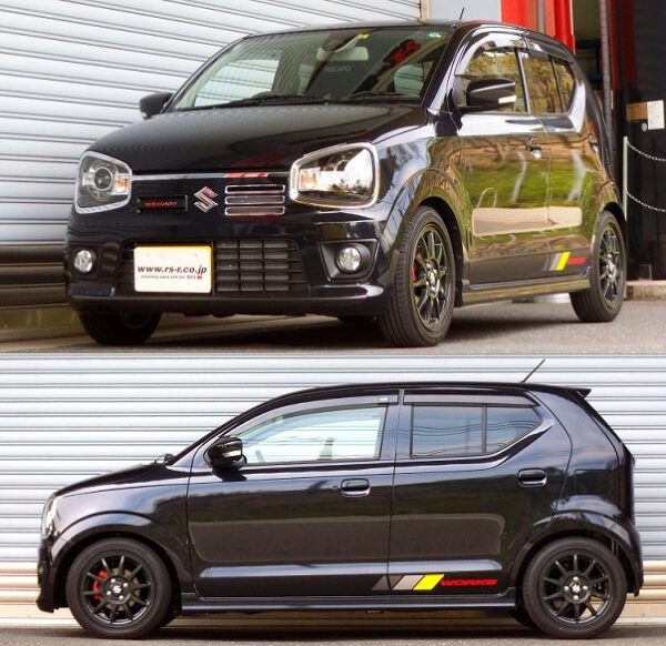 RS-Rダウンサス アルトワークス HA36S/FF ターボ H27/12～R3/11 ベースグレード ５ＡＴ車 S022D - 画像 (2)
