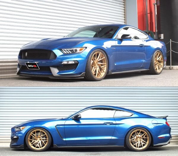 RS-R Best-i車高調 マスタング シェルビー 2017-/FR ノンターボ H29/1～ ＧＴ３５０ BIFO120M - 画像 (2)