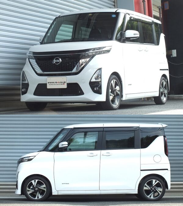 RS-R Ti2000ダウンサス ルークス B48A/4WD R2/3～ ハイウェイスターＧターボ N167TD - 画像 (2)