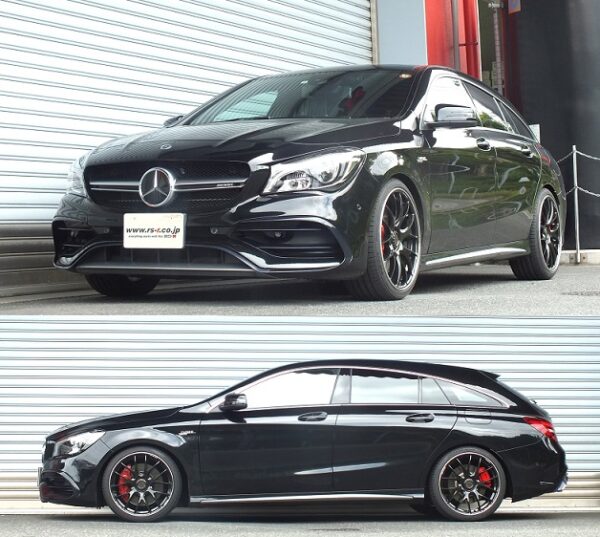 RS-R Ti2000ダウンサス メルセデスベンツＣＬＡクラス C117(117952)/4WD H27/11～R1/9 ＣＬＡ４５　４マチックシューティングブレーク BE004TD - 画像 (2)