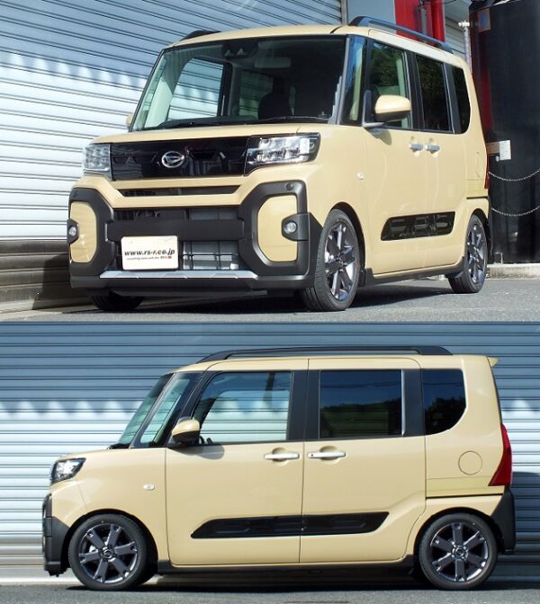 RS-Rダウンサス タント LA650S/FF R4/10～ ファンクロスターボ(フロント専用バンプラバー付) D401D - 画像 (2)