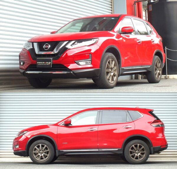 RS-R Best☆i 上下車高調 エクストレイル HNT32/4WD H27/5～R4/6 ２０Ｘ　ハイブリッド BIJN227M - 画像 (2)