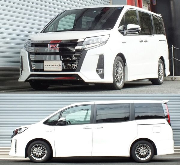 RS-R Ti2000ダウンサス ノア ZWR80W/FF H29/11～R3/12 ハイブリッドＳｉ　ダブルバイビー T931TW - 画像 (2)