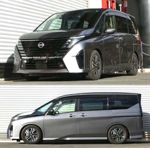 RS-R Best-i車高調 セレナ SFNC28/4WD R6/11～ ｅ－４ＯＲＣＥ　ハイウェイスターＶ BIN712M - 画像 (2)