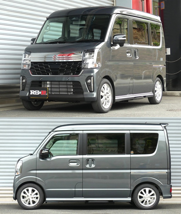 RS-R Ti2000ダウンサス エブリイワゴン DA18W/FR R8/5~ PZターボ ハイルーフ S650TW - 画像 (2)